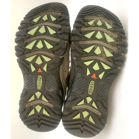 Keen Targhee Vent Mid Women’s Size 7.5 |Fumo/Quiet Green| Hiking Shoes Outdoors - Picture 9 of 12